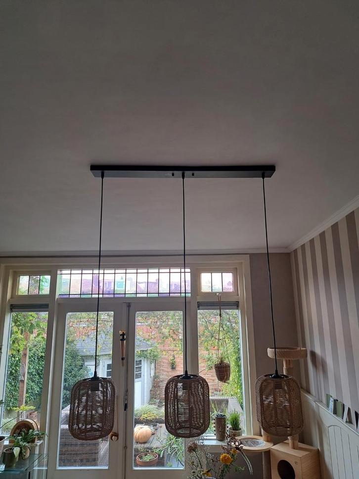 Bragi naturel hanglamp, Huis en Inrichting, Lampen | Hanglampen, Zo goed als nieuw, Minder dan 50 cm, Ophalen