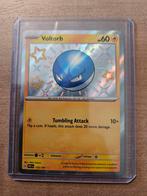 Shiny Voltorb 133/091 Paldean Fates Mint, Ophalen of Verzenden, Zo goed als nieuw, Losse kaart