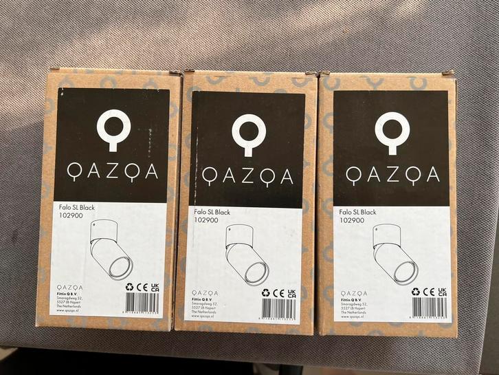 Design spotjes zwart, Huis en Inrichting, Lampen | Spots, Zo goed als nieuw, Metaal of Aluminium, Ophalen of Verzenden