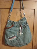 Jeans Schoudertas, Sieraden, Tassen en Uiterlijk, Tassen | Damestassen, Ophalen of Verzenden, Gebruikt, Blauw, Schoudertasje