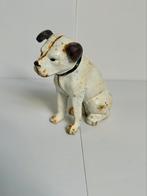 Gietijzeren spaarpot ‘Nipper’ - His Masters Voice, Verzamelen, Spaarpotten, Ophalen of Verzenden, Zo goed als nieuw, Dier