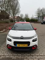 Citroën C3 1.2 Puretech Shine 82pk 2018 Wit, Auto's, 40 €/maand, Zwart, 450 kg, Wit