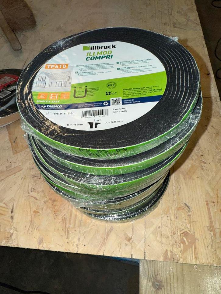 Illbruck Compri Band TP610 - Nieuw!, Doe-het-zelf en Verbouw, Isolatie en Afdichting, Nieuw, Muurisolatie, Overige materialen