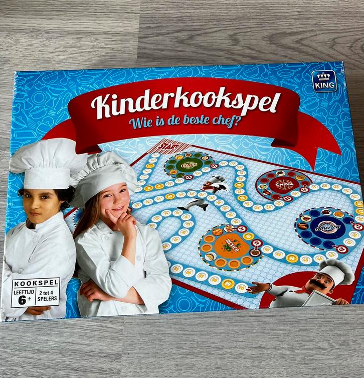 Kinderkookspel, super leuk en compleet, Hobby en Vrije tijd, Gezelschapsspellen | Bordspellen, Zo goed als nieuw, Ophalen of Verzenden
