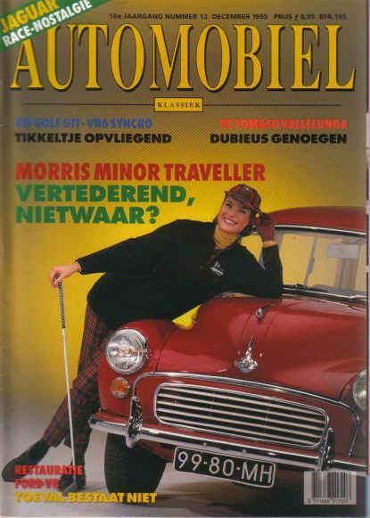 Automobiel 12 1995 : VW Golf GTi MK1 - VR6 - Morris Minor, Ophalen of Verzenden, Gelezen, Algemeen