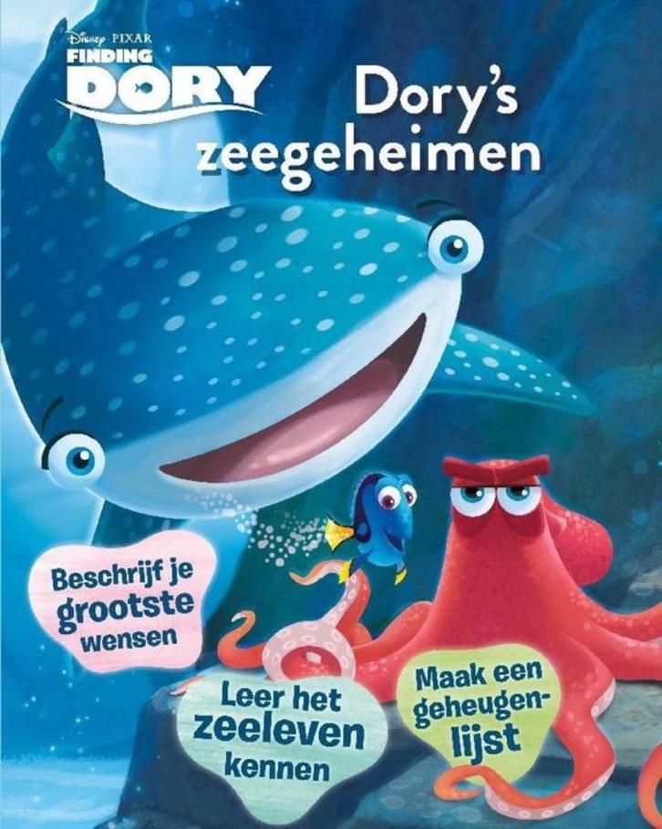 Finding Dory - Dory's Zeegeheimen (Hardcover/Gebonden) Nieuw, Boeken, Kinderboeken | Jeugd | onder 10 jaar, Nieuw, Ophalen of Verzenden