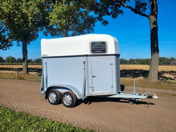 Nieuw opgebouwde Bockmann 2 paards trailer met nieuwe bodem beschikbaar voor biedingen