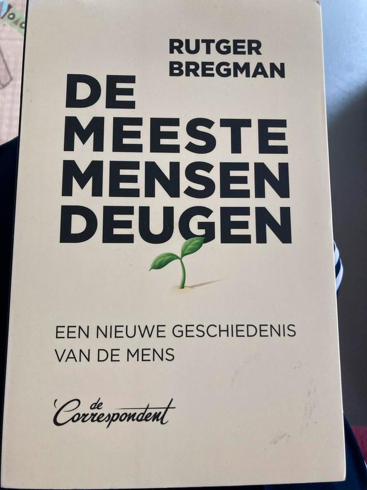 Rutger Bregman - De meeste mensen deugen, Boeken, Overige Boeken, Gelezen, Ophalen of Verzenden