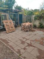 droog haardhout per halve kuub gestort, beuk/eik, Ophalen, Eikenhout, Blokken