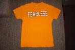 Primark Koningsdag oranje t-shirt, FEARLESS zwart wit, mt S, Zo goed als nieuw, Kleding, Oranje of Koningsdag, Ophalen of Verzenden