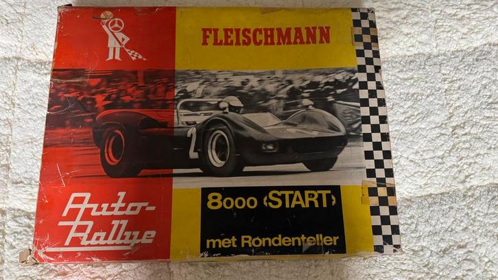 Fleischmann Auto-Rallye Set 8000 “START”, Antiek en Kunst, Antiek | Speelgoed, Ophalen of Verzenden