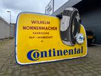 Emaille reclamebord Continental, Verzamelen, Merken en Reclamevoorwerpen, Ophalen, Gebruikt, Reclamebord