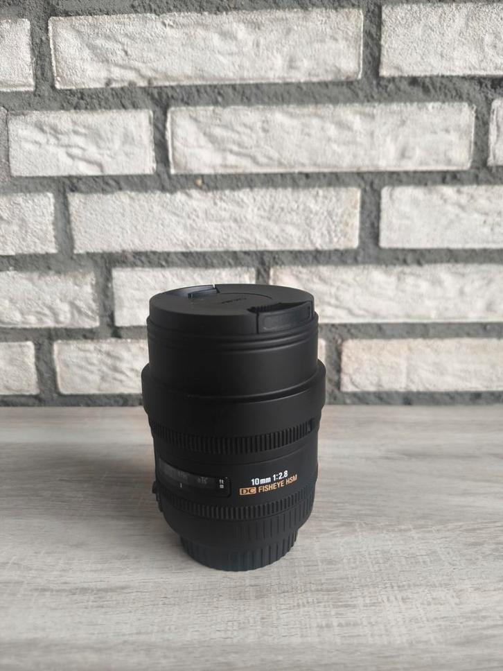 Sigma 10mm f/2.8 EX DC HSM Diagonal Fisheye Canon, Audio, Tv en Foto, Fotografie | Lenzen en Objectieven, Zo goed als nieuw, Groothoek Fisheye-lens