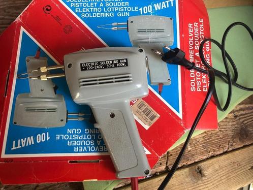 Elektrisch soldeerpistool (retro), Hobby en Vrije tijd, Knutselen, Gebruikt, Gereedschap of Toebehoren, Ophalen of Verzenden