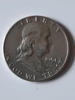 Halve Franklin dollar 1951 usa  kk  f.8.11.n11, Postzegels en Munten, Munten | Amerika, Ophalen of Verzenden