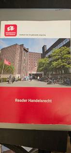 Reader Handelsrecht Hogeschool Rotterdam, Ophalen of Verzenden, Zo goed als nieuw, HBO, Onbekend