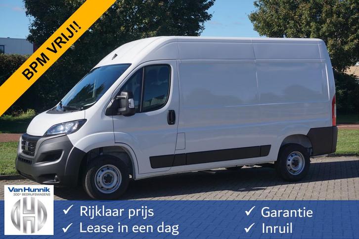 Fiat Ducato 35 2.2 180PK L2H2 AUT BPM VRIJ! Airco, Cruise, C, Auto's, Bestelauto's, Bedrijf, Te koop, ABS, Achteruitrijcamera