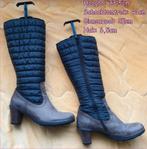 WOLKY bruine/taupe leren laarzen maat 38 zgan, Hoge laarzen, Wolky, Bruin, Ophalen of Verzenden