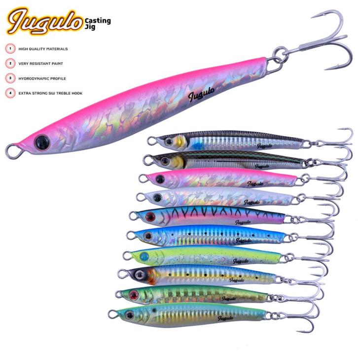 Molix Jigging Jugulo 60-52-40-30-20g Spinning Casting Jig., Watersport en Boten, Hengelsport | Zeevissen, Nieuw, Overige typen