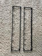 2 Zwarte Industriële Jas Rekken, Ophalen, Gebruikt