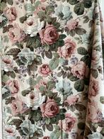 Vintage Sanderson Chelsea Katoen fabric Lappen, Gebruikt, 200 cm of meer, Wit, 150 tot 200 cm