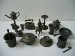 Diverse miniaturen van tin 12 stuks, Antiek en Kunst, Antiek | Tin, Ophalen of Verzenden