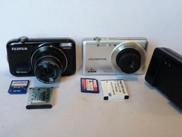 Fuji Finepix JX300 (zwart), Olympus VG110 (zilver) beschikbaar voor biedingen