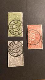 Nr 84-86 serie Tuberculose zegels met plaatsnaam stempels, Postzegels en Munten, Ophalen of Verzenden, Gestempeld