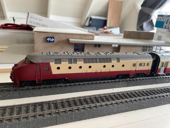 Märklin RAM TEE - 3071 - met klein defect en lichte schade, Hobby en Vrije tijd, Modeltreinen | H0, Zo goed als nieuw, Treinset