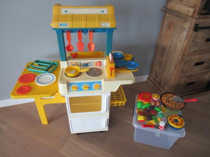 Uitgebreid Fisher-price keukentje vintage retro Keuken 1980, Kinderen en Baby's, Speelgoed | Fisher-Price, Gebruikt, Speelset