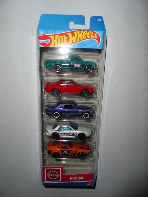 Hot Wheels 5 Pack - Nissan (2023) 1:64 B1, Hobby en Vrije tijd, Modelauto's | Overige schalen, Nieuw, Auto, Ophalen of Verzenden