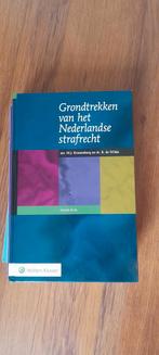 Grondtrekken van het Nederlandse strafrecht 10e druk, Ophalen of Verzenden, Zo goed als nieuw, Wolters Kluwer