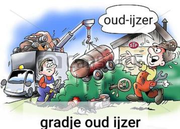 Gratis oud ijzer beschikbaar voor biedingen