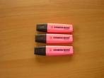 Set 3 roze fuchsia markeerstift fluostift van Stabilo Boss, Ophalen of Verzenden, Nieuw