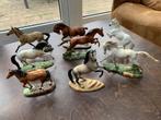Porselein beeldjes paarden - Franklin Mint, Ophalen, Gebruikt, Overige typen