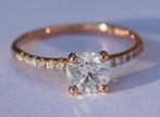 14 kt gouden ring 1.17 ct diamanten briljant met certificaat, Sieraden, Tassen en Uiterlijk, Ringen, Katwijk, Verzenden, Juwelina