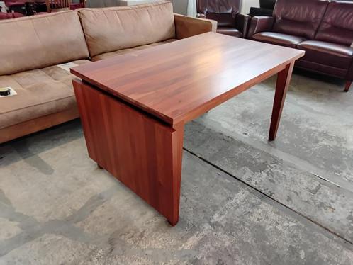 uitklap-eettafel (uittrektafel) 135-195cm., Huis en Inrichting, Tafels | Eettafels, Gebruikt, 50 tot 100 cm, 150 tot 200 cm, Vijf personen of meer