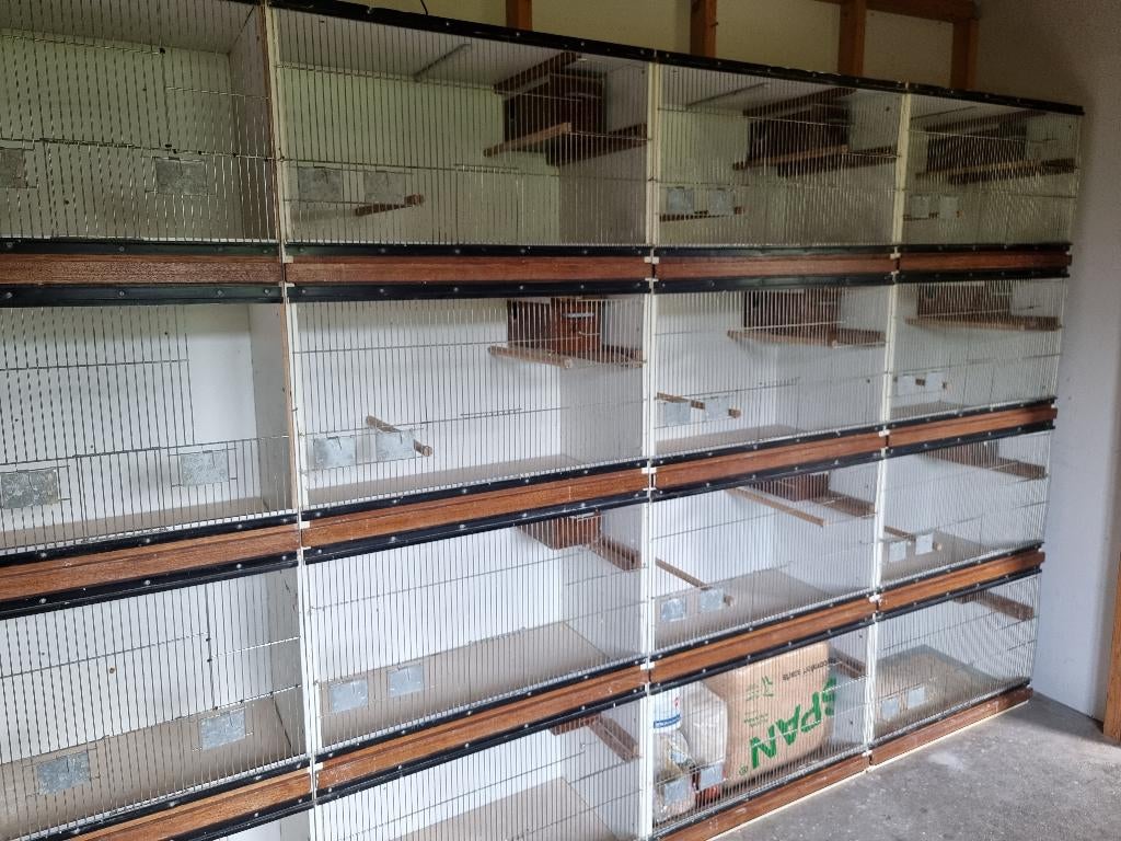 nette vogelhokken in delen te vervoeren en los te koop, Dieren en Toebehoren, Ophalen, Gebruikt, Overige materialen, Vogelkooi