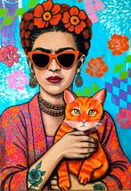 Orgineel Pop-art schilderij Frida Kahlo, Ophalen