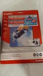 Foto Papier Glossy Extra  Canon Plus, Audio, Tv en Foto, Fotografie | Fotopapier, Zo goed als nieuw, Ophalen