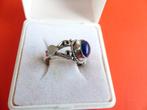 Mooie Zilveren Ring met Lapis Lazuli - ha, Verzenden, Zilver, Ring, Met edelsteen