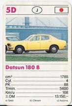 Kw3060 autokaartje datsun 180 b ( 5d ), Ophalen of Verzenden, Zo goed als nieuw, Auto's