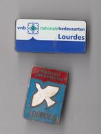 Christendom Bedevaart Lourdes broches, Gebruikt, Niet vindbaar, Niet vindbaar, Speldje of Pin