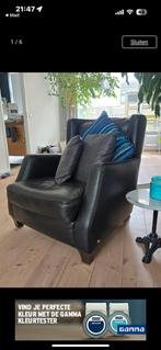 Natuzzi italiaanse chair / stoel, Ophalen, Gebruikt, Leer, Design
