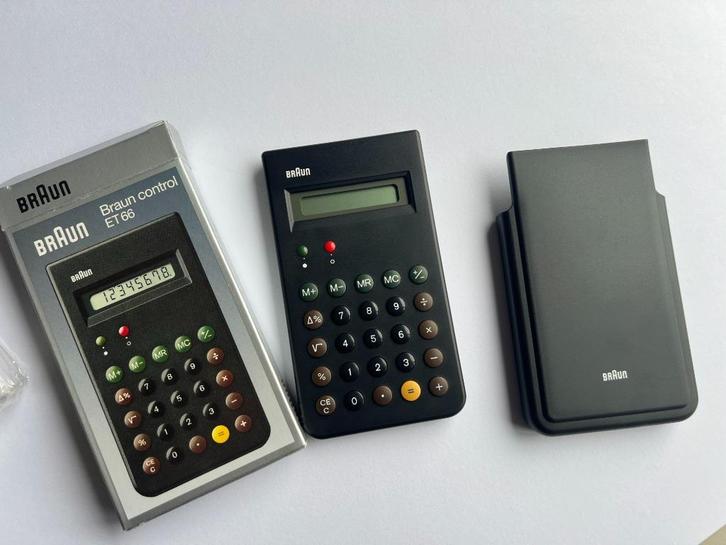 Braun ET 66 rekenmachine - Dieter Rams, Diversen, Rekenmachines, Nieuw, Ophalen