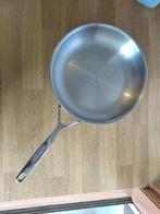 Demeyere multiline 7 28cm, Gebruikt, Ophalen of Verzenden, Rvs, Keramische plaat