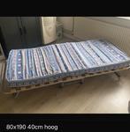 Opklapbed / logeerbed, Ophalen, Eenpersoons, 190 cm of minder, Zo goed als nieuw