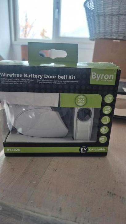 Byron, BY502E, deurbel, Huis en Inrichting, Deurbellen, Zo goed als nieuw, Ophalen of Verzenden