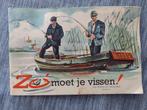 Rizla Zo moet je vissen,  boekje met visplaatjes, Ophalen, Gelezen, Rizla, Plaatjesalbum