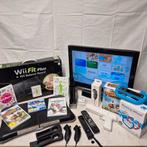 NINTENDO Wii set compleet, Spelcomputers en Games, Spelcomputers | Nintendo Wii, Ophalen, Zo goed als nieuw, Met 2 controllers